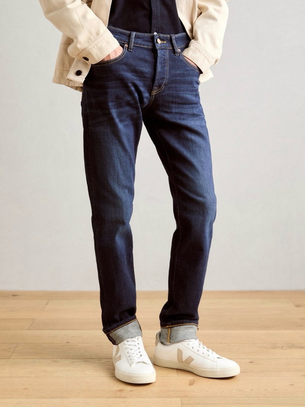 Scotch & Soda Men’s Jeans W34 L32 Dark Wash Regular Slim Fit